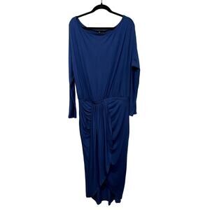 Pretty Garden Women's Blue One Shoulder Asymmetrical Cocktail Dress | Size XL